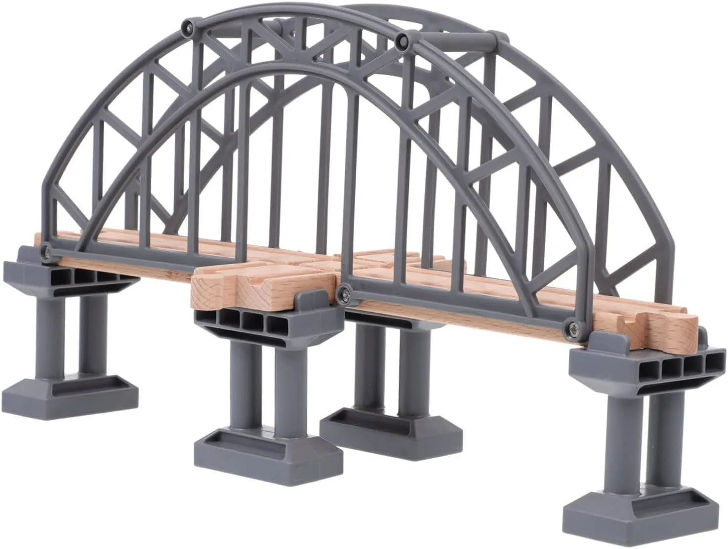 Toy Train Bridge Children's Creative Thinking Wooden Plastic Track Set