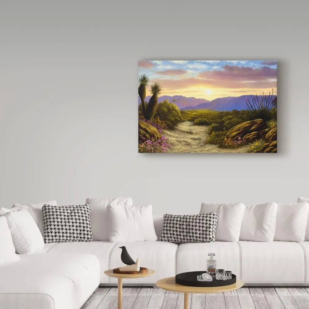 Trademark Fine Art Desert Scene Hanging Art Piece, 16 x 24 in