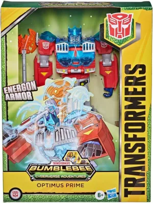 Transformers Toys Cyberverse Ultimate Class Optimus Prime Action Figure - Combines with Energon Armour to Power Up - for Kids Ages 6 and Up, 9-inch E7112ES1