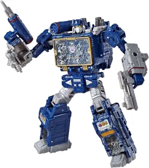Transformers Toys Generations War for Cybertron Voyager Wfc-S25 Soundwave Action Figure - Siege Chapter - Adults & Kids Ages 8 & Up, 7"