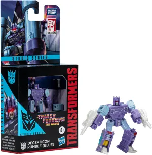 Transformers Toys Studio Series Core Class The The Movie Decepticon Rumble (Blue) Action Figure - Ages 8 and Up, 3.5-inch