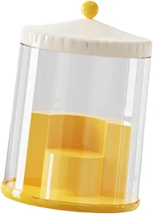 Transparent Doll Display Box 360° Clear View Stackable Dustproof Protection Case for Action Figures Collectibles 8.27x11.73 Inch- Yellow