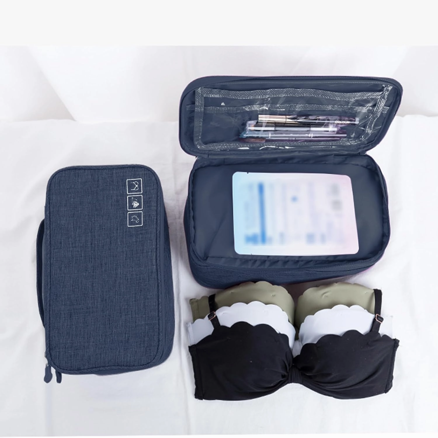 Travel Multi-function Underwear Organize Storage Bag Portable Bra Socks Lingerie Accessories Pack Cube Toiletry Bag