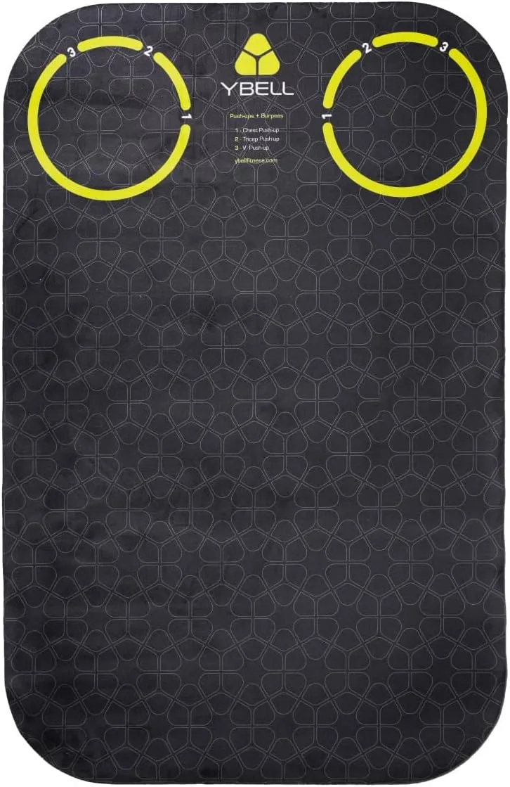 TRX YBell Exercise Mat | Perfect Size for Ground-based HIIT and HIRT Exercises | Non-slip, Sweat Resistant and Easy to Clean