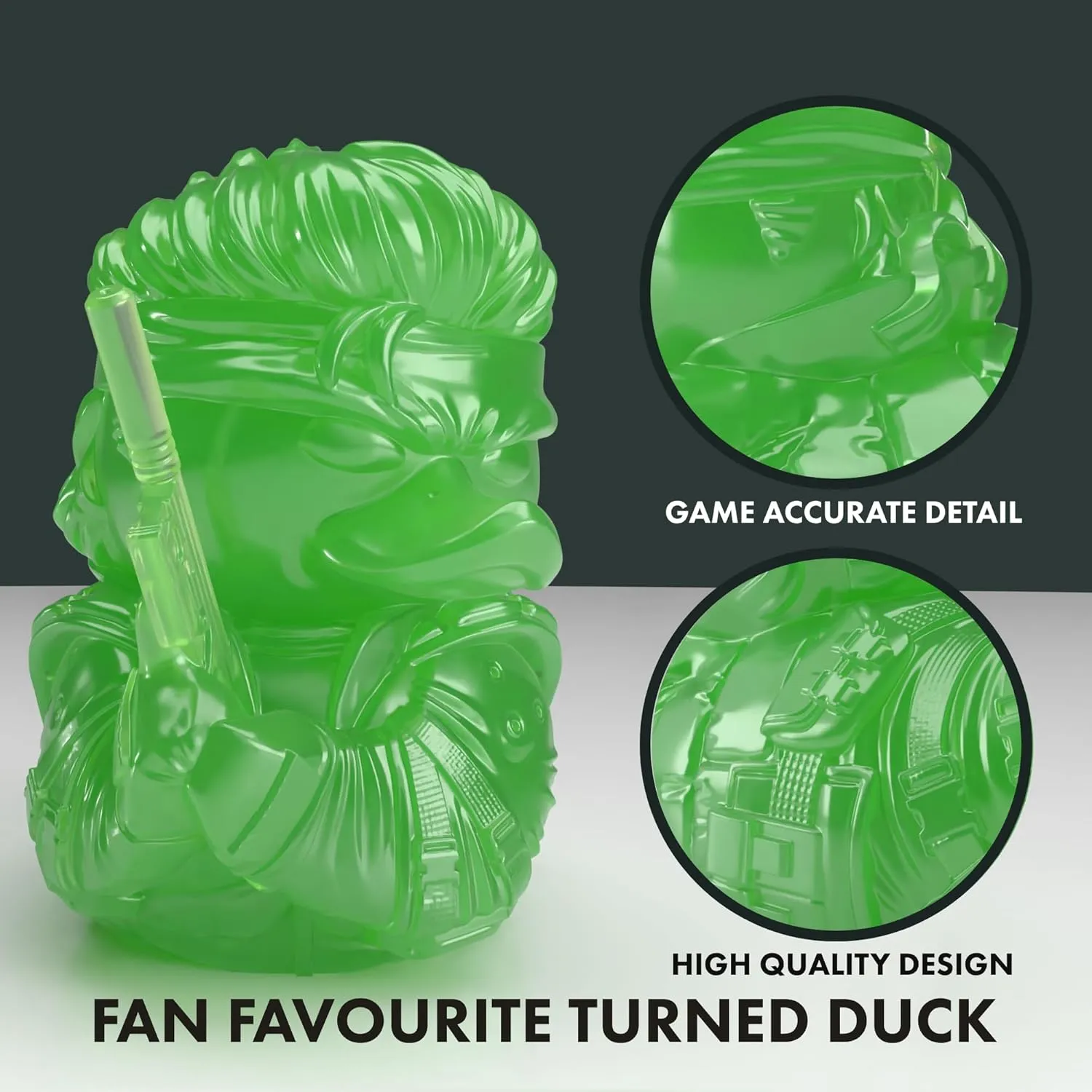 TUBBZ Amazon Exclusive: Metal Gear Solid - Stealth Camoflage Solid Snake Rubber Duck Vinyl Figure