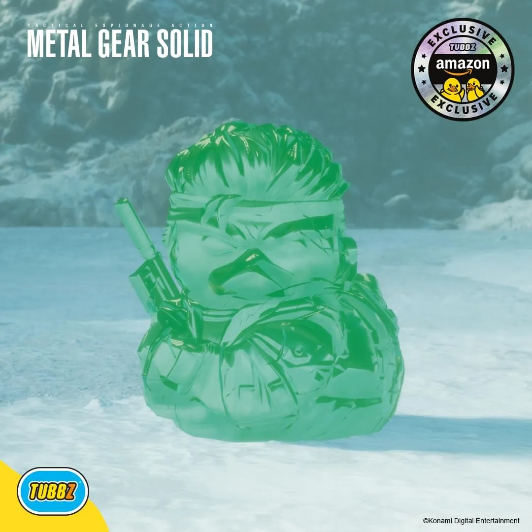 TUBBZ Amazon Exclusive: Metal Gear Solid - Stealth Camoflage Solid Snake Rubber Duck Vinyl Figure