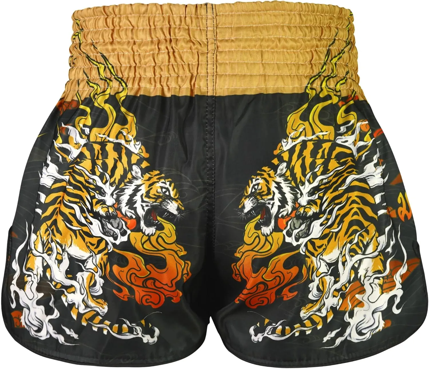 Tuff Sport Muay Thai Boxing Shorts, Retro Styles, Classic Slim Cut, MMA, Kickboxing, Workout Set