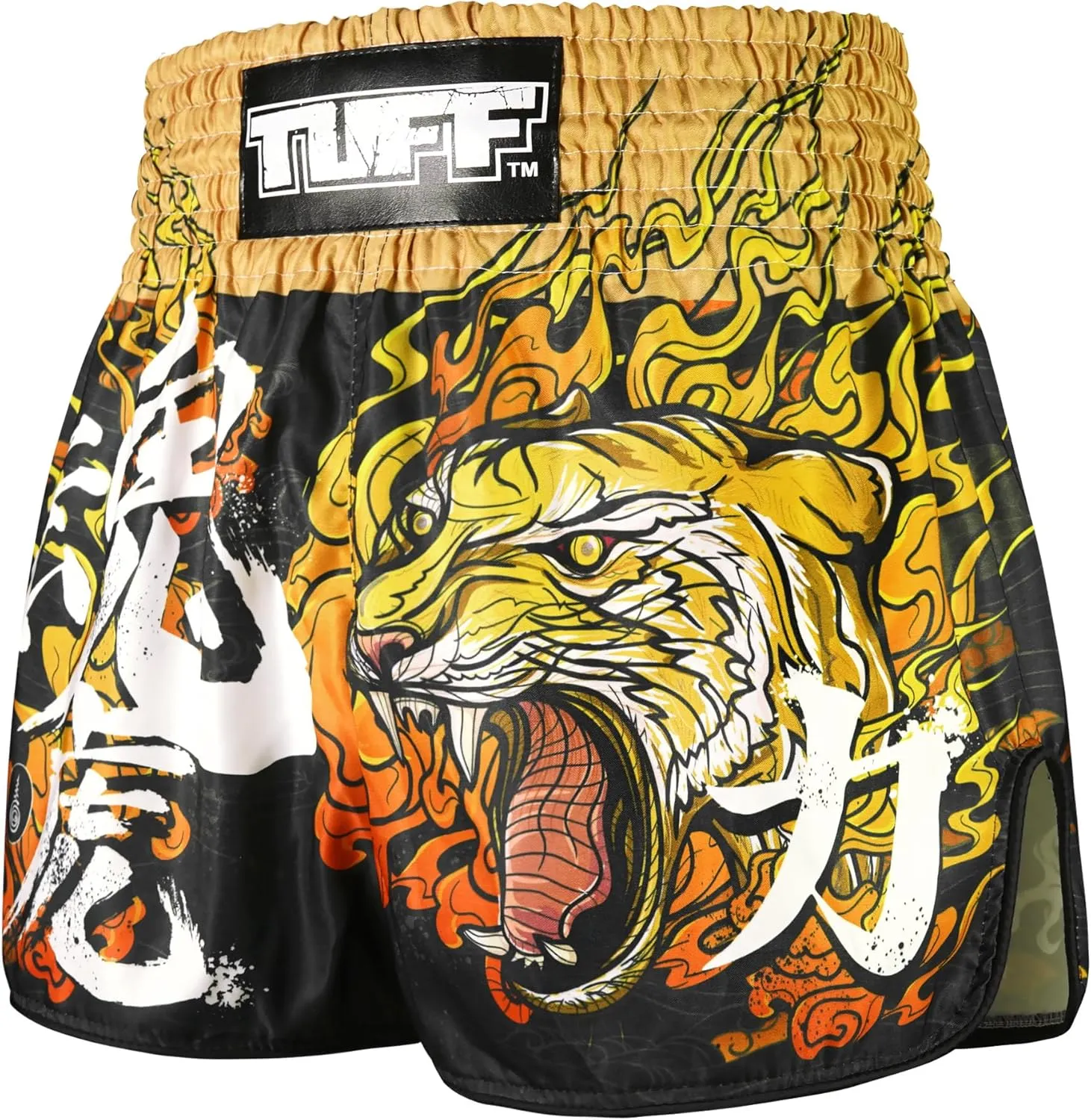 Tuff Sport Muay Thai Boxing Shorts, Retro Styles, Classic Slim Cut, MMA, Kickboxing, Workout Set