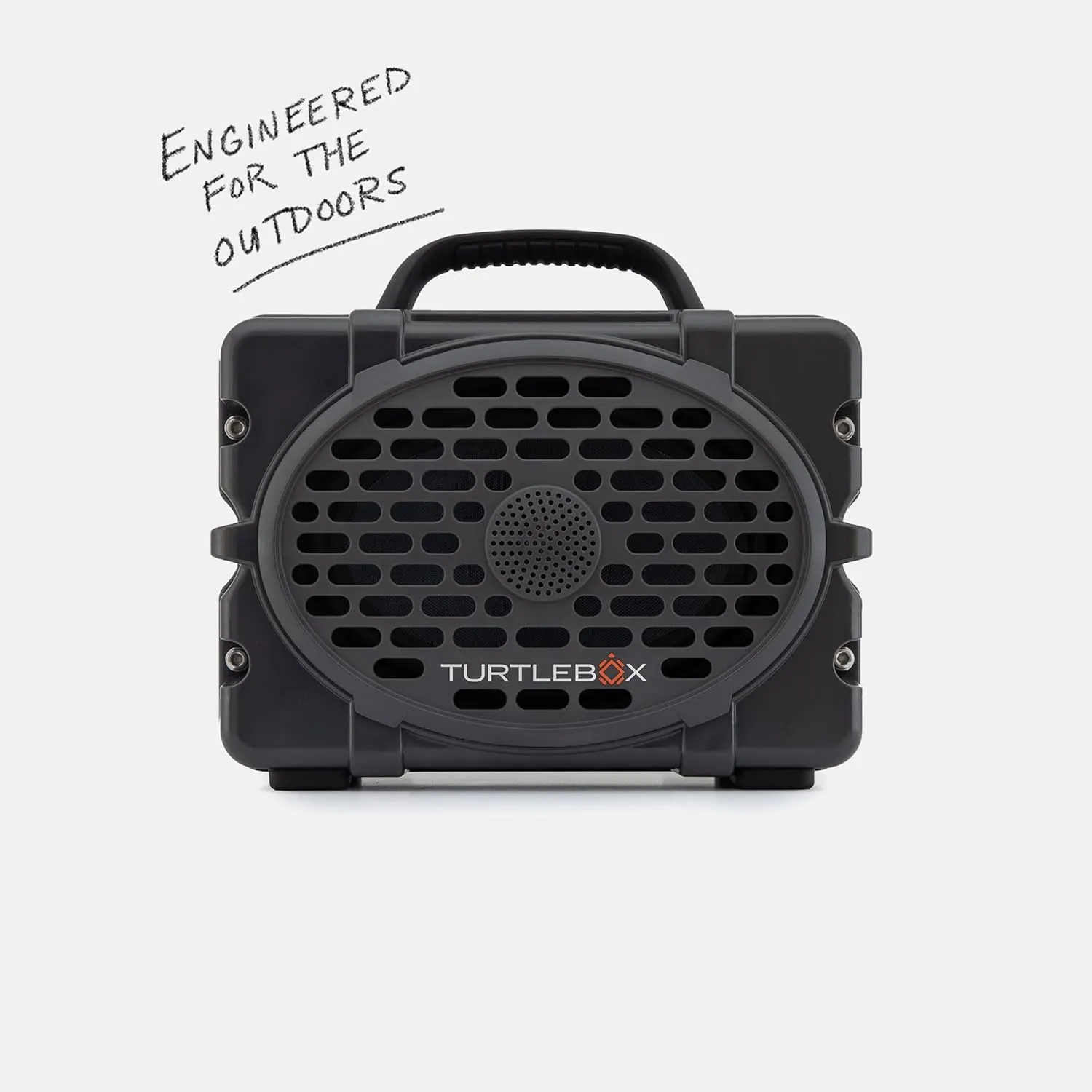 Turtlebox Original Gen 3: Portable Outdoor Bluetooth Speaker – Ultra-Loud (120dB), Waterproof (IP67), Rugged, Impact-Resistant, 3-Day Battery | Party Mode: Unlimited Pairing for Stereo Sound, Gray