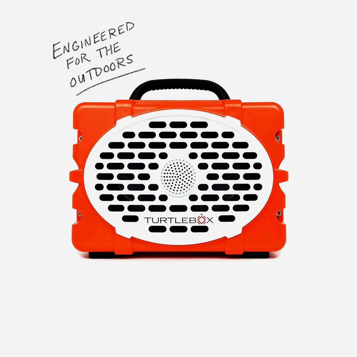 Turtlebox Original Gen 3: Portable Outdoor Bluetooth Speaker – Ultra-Loud (120dB), Waterproof (IP67), Rugged, Impact-Resistant, 3-Day Battery | Party Mode: Unlimited Pairing Stereo, Orange/Camo