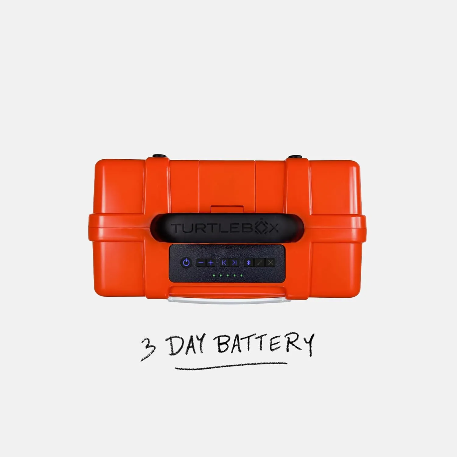 Turtlebox Original Gen 3: Portable Outdoor Bluetooth Speaker – Ultra-Loud (120dB), Waterproof (IP67), Rugged, Impact-Resistant, 3-Day Battery | Party Mode: Unlimited Pairing Stereo, Orange/Camo
