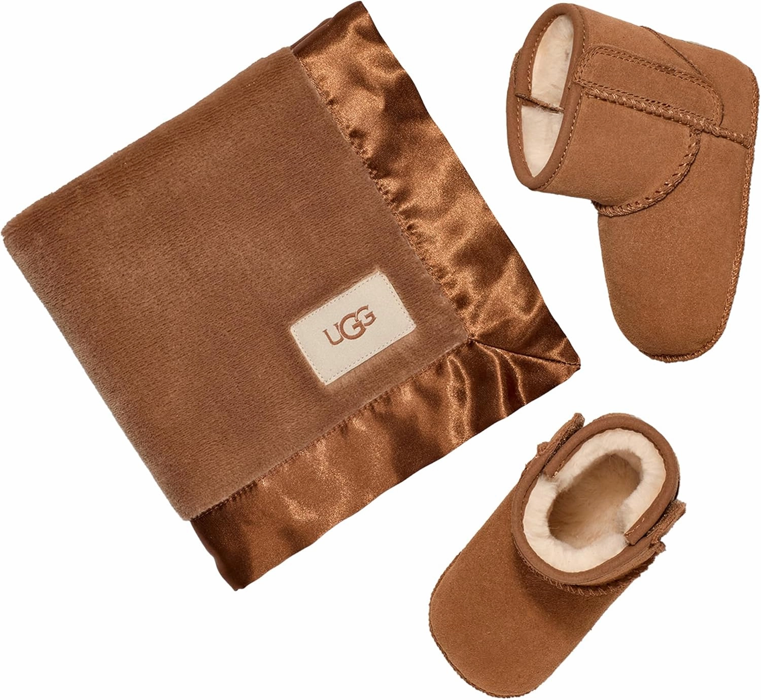 UGG Unisex-Baby Classic and Lovey Gift Set Fashion Boot