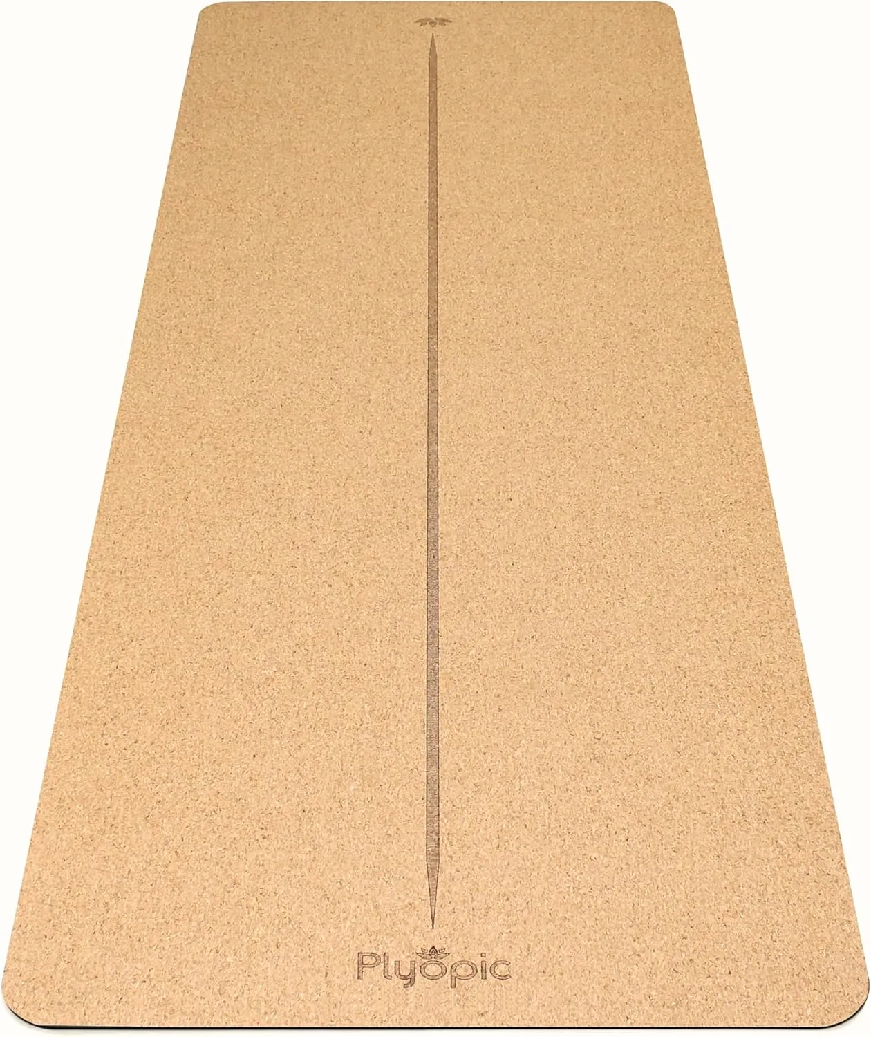 Ultimate Cork Yoga Mat – Non-Slip Ultra-Premium Cork | Thicker, Longer & Wider for Extra Comfort | 100% Natural Grip & Eco Friendly | Optional Alignment Lines | For Yoga, Bikram & Hot Yoga