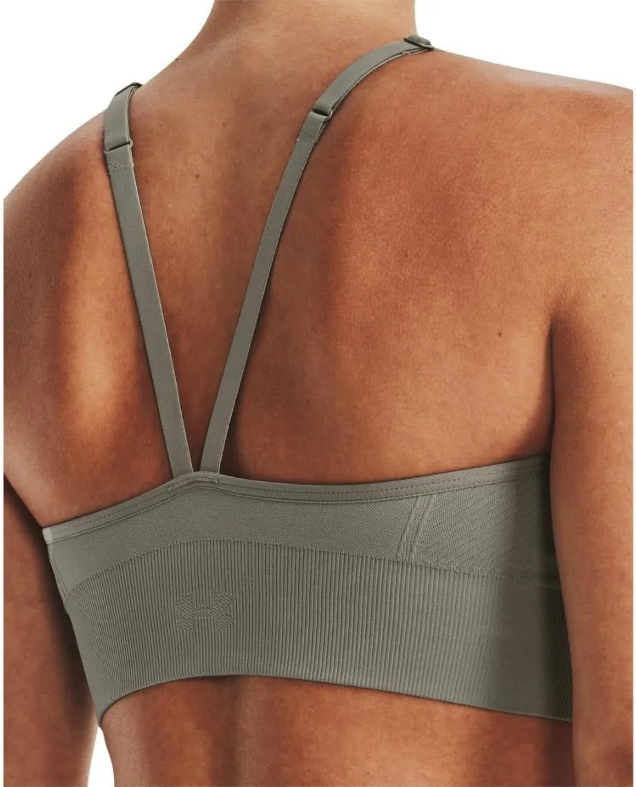 Under Armour Train Seamless Low Impact Bra for Women - Pure Polyester Construction - Sweat-Wicking Fabric