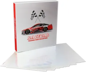 UniKeep Nascar Themed Collectible Card Storage Binder, 360 Card Capacity (Car)