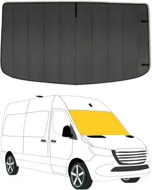 Upgrade Windshield Cover for Ram Promaster,2014-2025,Thick Insulation,Direct Fit,Blackout,Portable, Durable Interior Promaster Van Accessories