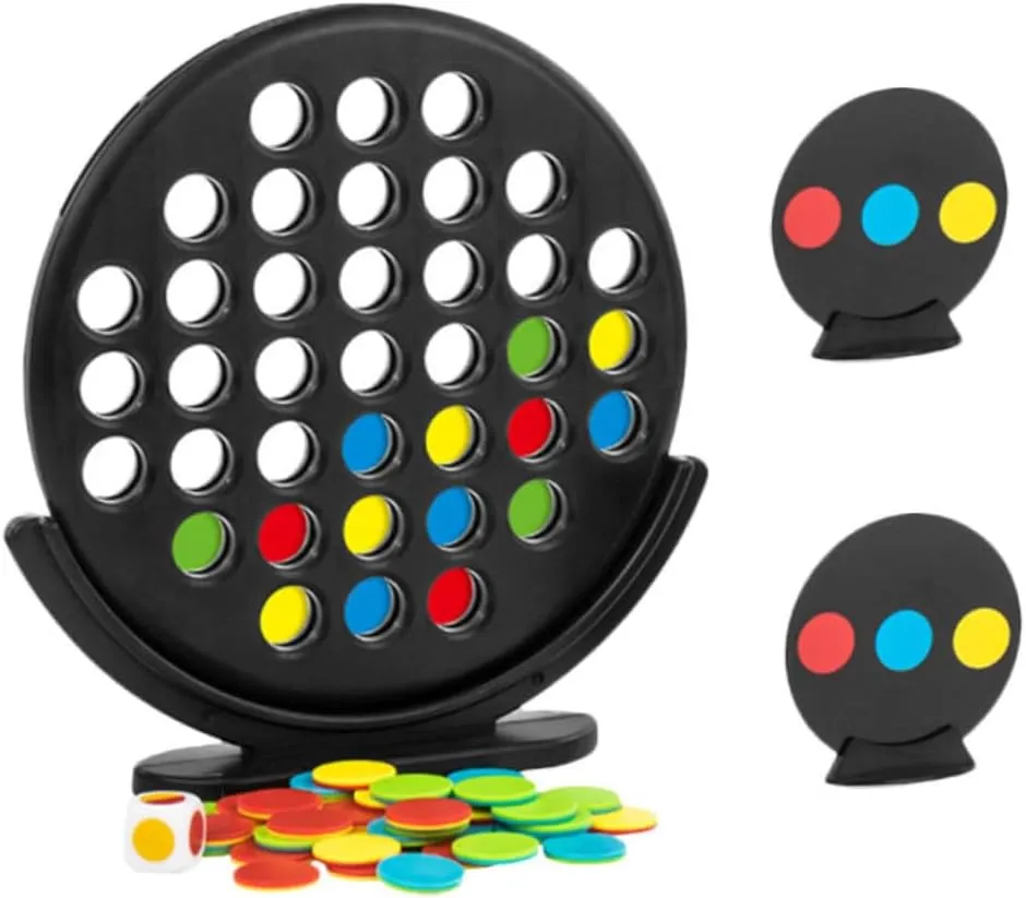 VANZACK 1 Set Interactive Childrens Board Game Color Matching Chess Early Education Plaything Develops Logical Thinking Observation Skills Safe Materials for Long Term Use