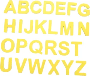 VANZACK 26pcs Capital Letter Freezer Magnets Bright Color Alphabet Learning Refrigerator Magnets for and Safe Decor for Home Fridge and Freezer Fun Educational Tool
