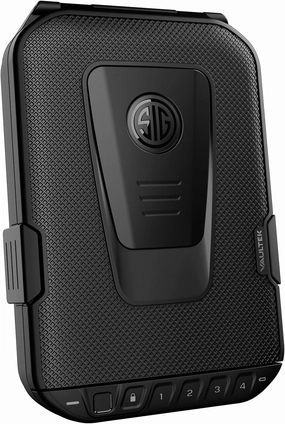 VAULTEK SIG SAUER Edition LifePod Secure Waterproof Travel Case Rugged Electronic Lock Box Travel Organizer Portable Handgun Case with Backlit Keypad