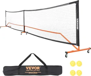 VEVOR Portable Pickleball Net System, 22FT Regulation Size Net