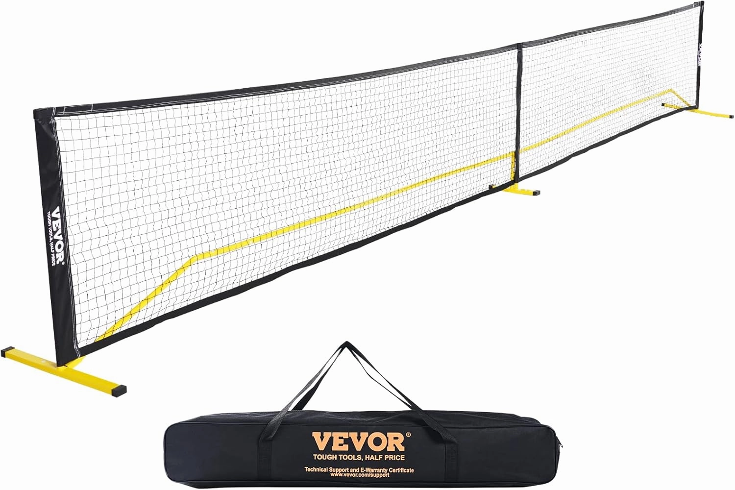 VEVOR Portable Pickleball Net System, 22FT Regulation Size Net