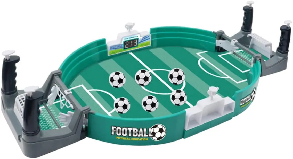 VICASKY 1Set Interactive Tabletop Soccer Game Mini Football for Player Desk Game Durable Material for Family Fun and Parties Enhances Fine Motor Skills Compact Design