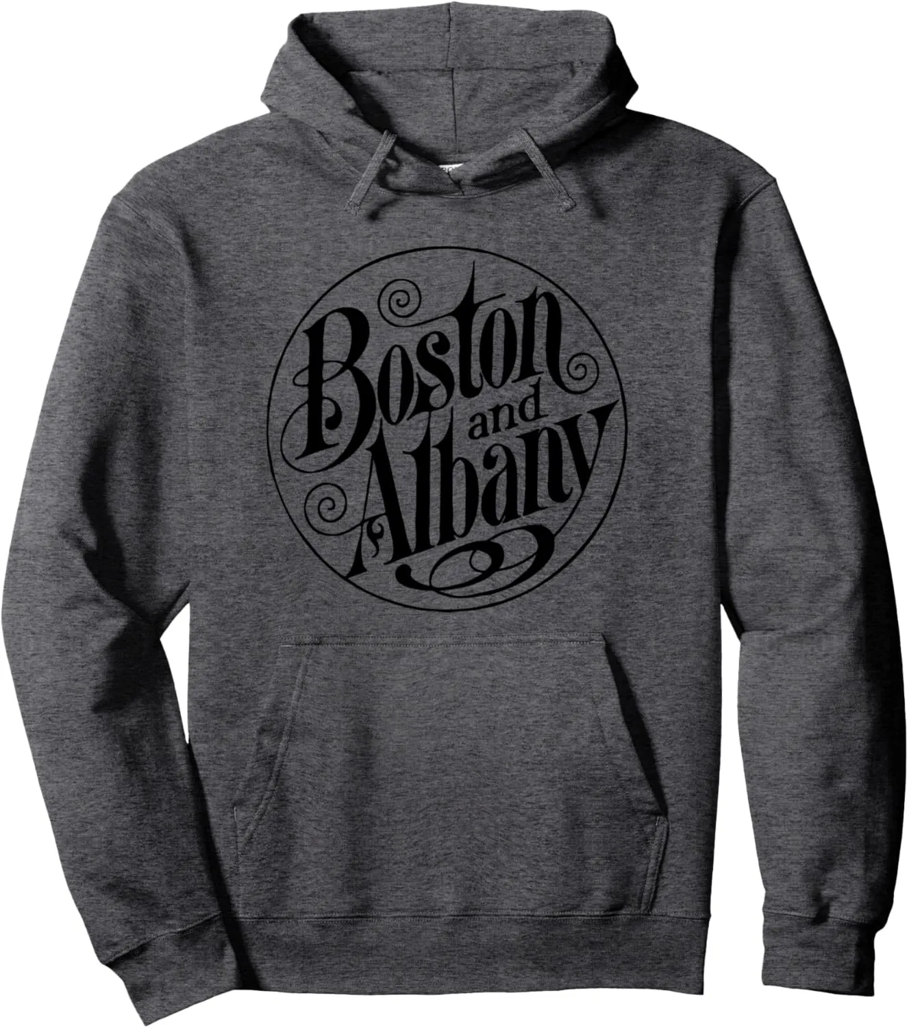Vintage Boston and Albany Train Railroad Pullover Hoodie