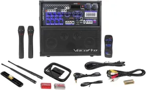 VocoPro Karaoke System, Black/Grey (HEROREC4)