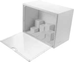 VOSAREA Acrylic Display Case for Collectibles Clear Desktop Cabinet Stackable Design for Mini Figures Toys and Jewelry Stylish and Space-Saving Showcase for Home Decor