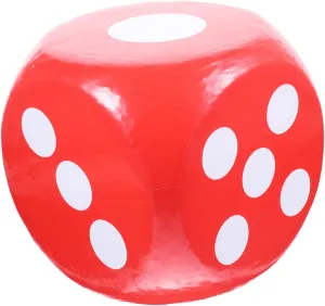 VOSAREA Jumbo Dice Soft Game Props for Classroom Activities Educational Fun Math Teaching Party Games Design Lightweight Portable