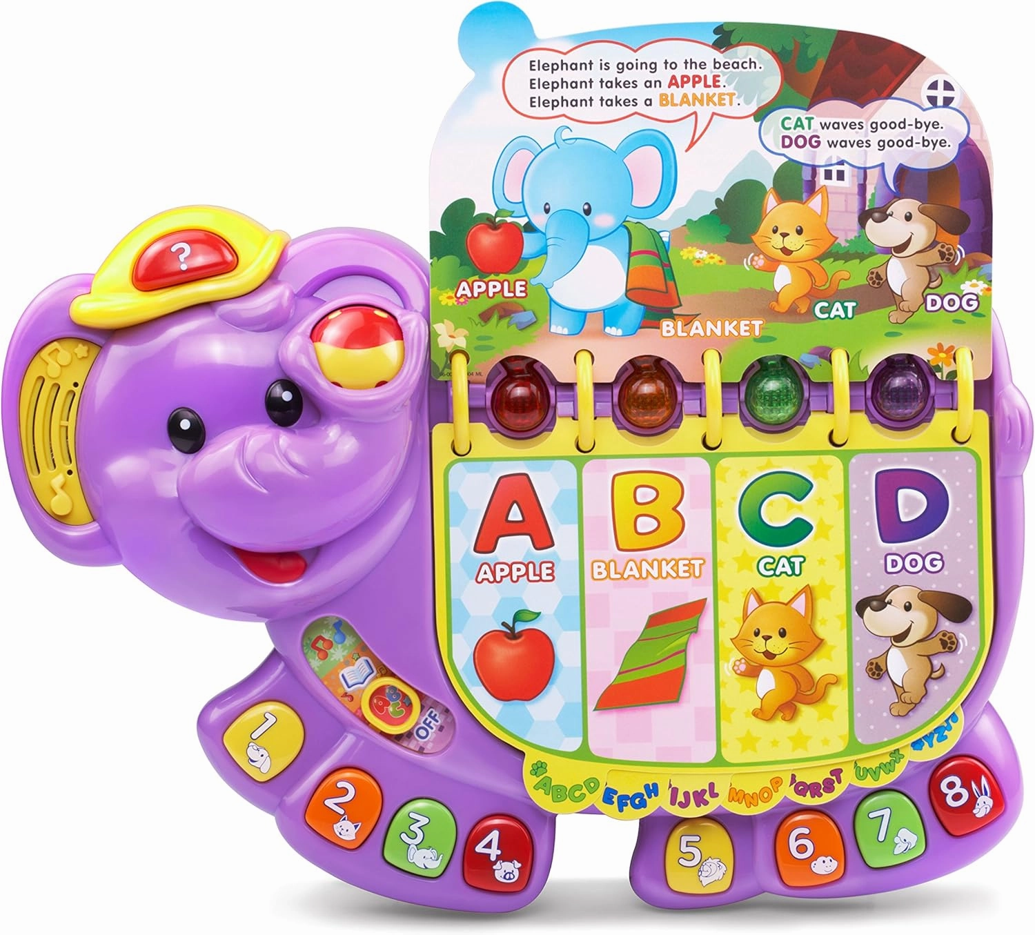 VTech Touch and Teach Elephant, Purple