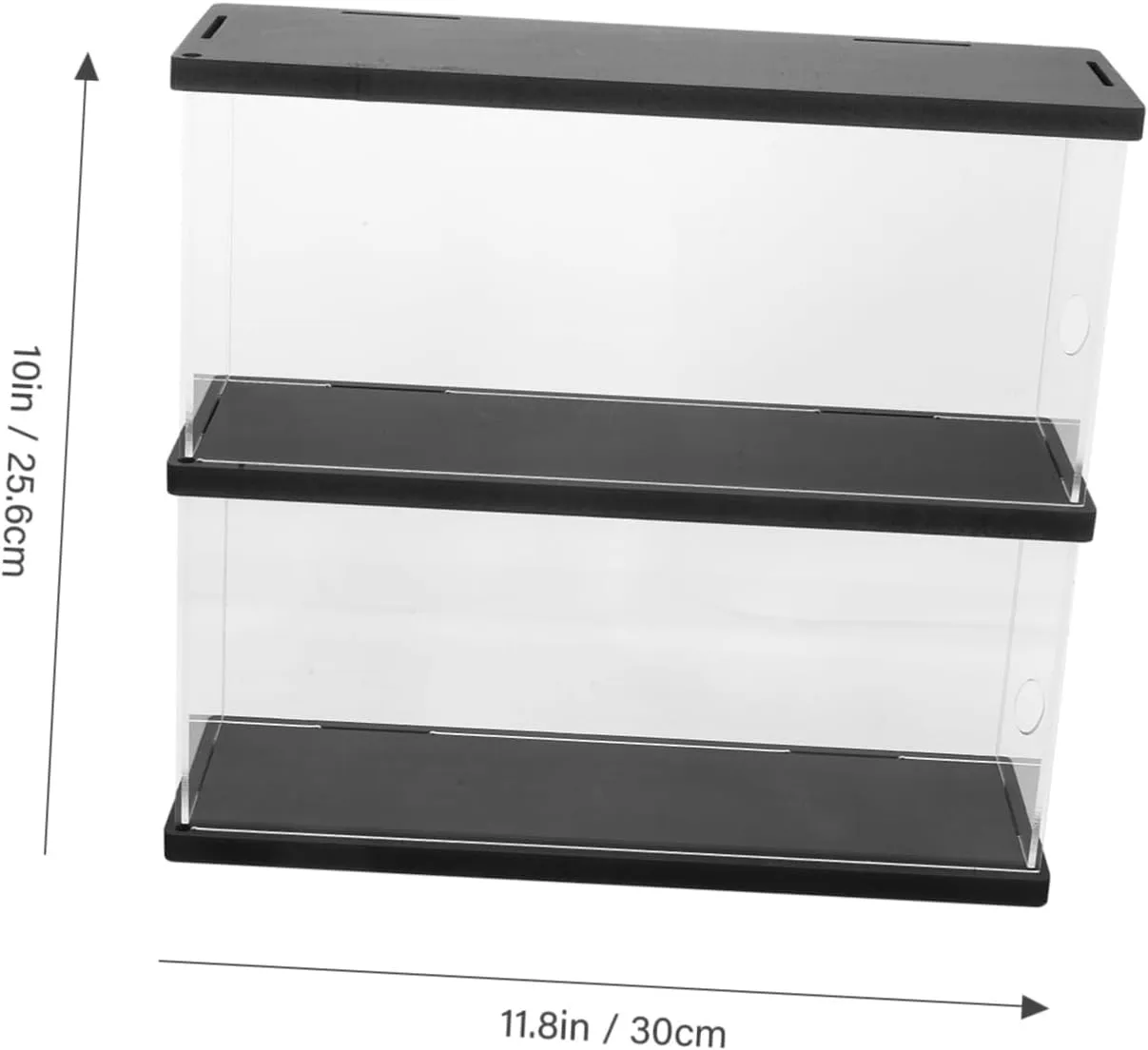 Wakauto Acrylic Action Figures Display Case Clear Model Showcase for Collectibles Storage for Statues Figurines and Souvenirs Capacity Box