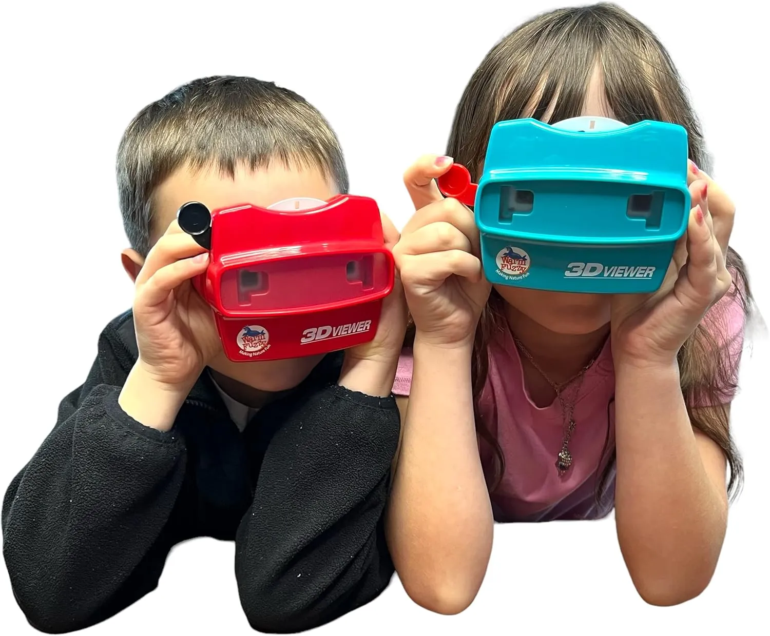 Warm Fuzzy 3D Viewfinder (Farm) - Kids & Adults Classic Slide Viewer, 3D Reel Viewer, Retro Vintage Toys with 3 Reels - 21 High Definition 3D Images