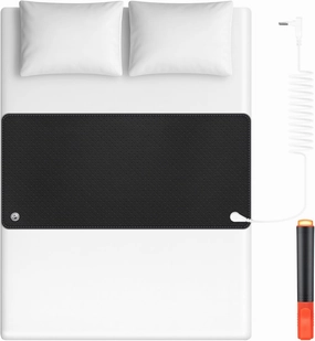 Warmstar Grounding Mat for Bed，Premium Anti-Slip PU Leather Grounding Pad with Grounding Cord, 27"x60" Queen Size, Enhanced Sleep, Pain & Stress Relief, Tear-Resistant(Includes Yoga & Wellness Guide)