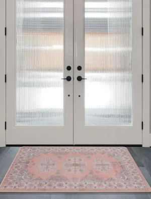 Washable Entryway Runner Area Rug : 2x3ft Stain Resistant Small Entry Rug Boho Doorway Throw Rug Non Slip Laundry Room Floor Carpet for Bedroom Bedside Kitchen Indoor Home Decor Doormat
