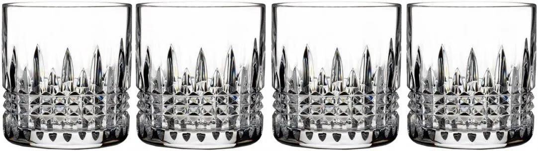 Waterford Connoisseur Lismore Diamond Straight Tumbler Set of 4