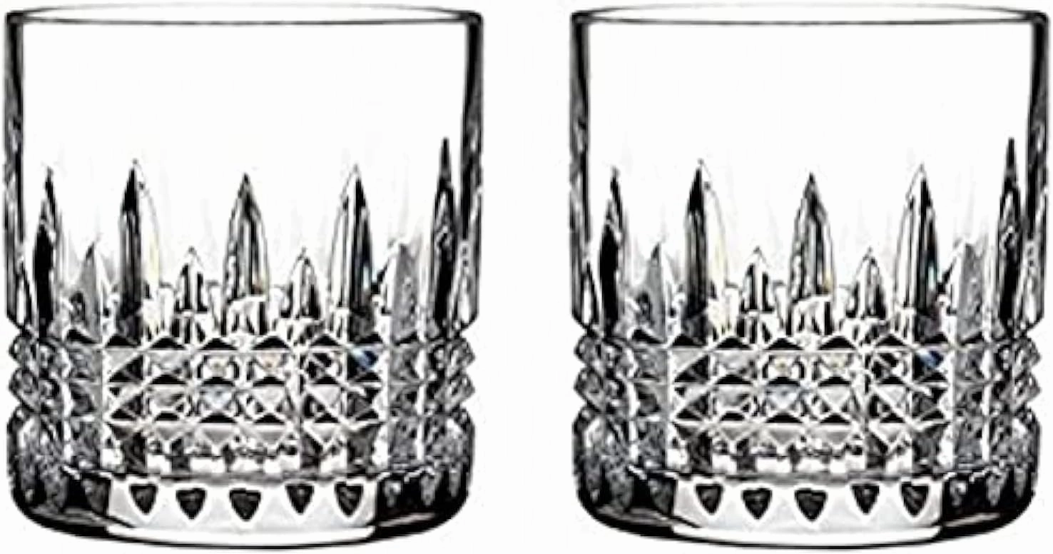 Waterford Connoisseur Lismore Diamond Straight Tumbler Set of 2