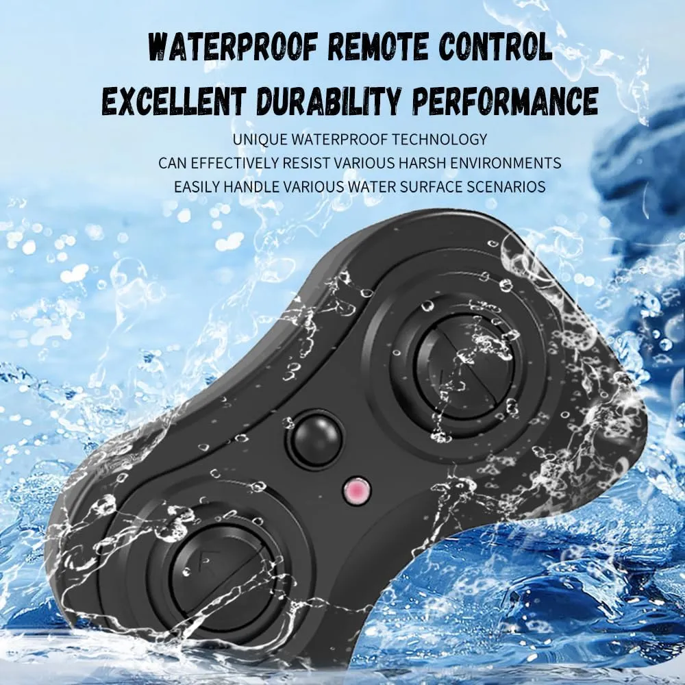 Waterproof RC Monster Truck Amphibious Remote Control Trucks 13In Big Off Road RC Cars for Kids 4WD 360° Rotation Two Rechargeable Batteries Gifts for Boys Girls Age 4-12 Pool Toys (Orange)