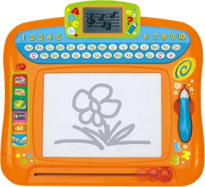 winfun Write 'n Draw Learning Board – Interactive Educational Toy for Toddlers, LCD Screen, 6 Learning Modes, Numbers, Letters, Music & More, Ideal for Ages 24 Months 