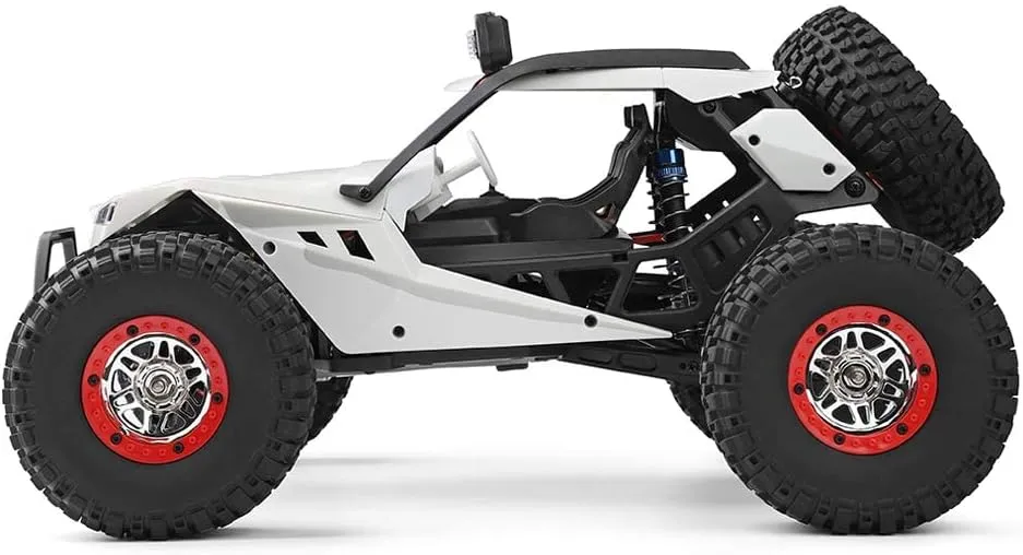 WLtoys WL 12429 1/12 4WD RC Racing Car High Speed Off-Road Remote Control Alloy Crawler Truck LED Light Buggy Toy Kids Gift RTF (12429 2 * 1500)