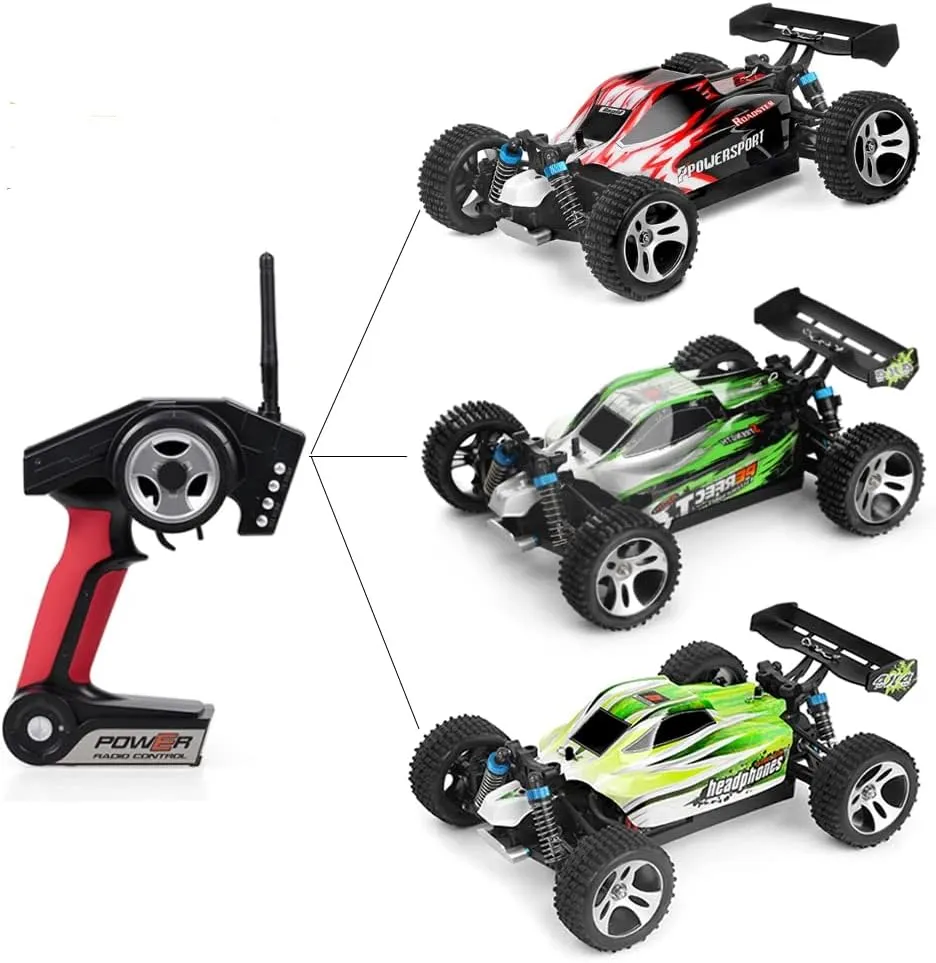 WLtoys XKS A959-B A959 959-A RC Car 1:18 2.4GHz 4WD Rally Racing Car High Speed Vehicle RC Racing Car for Kids Adults (A959A 1B)