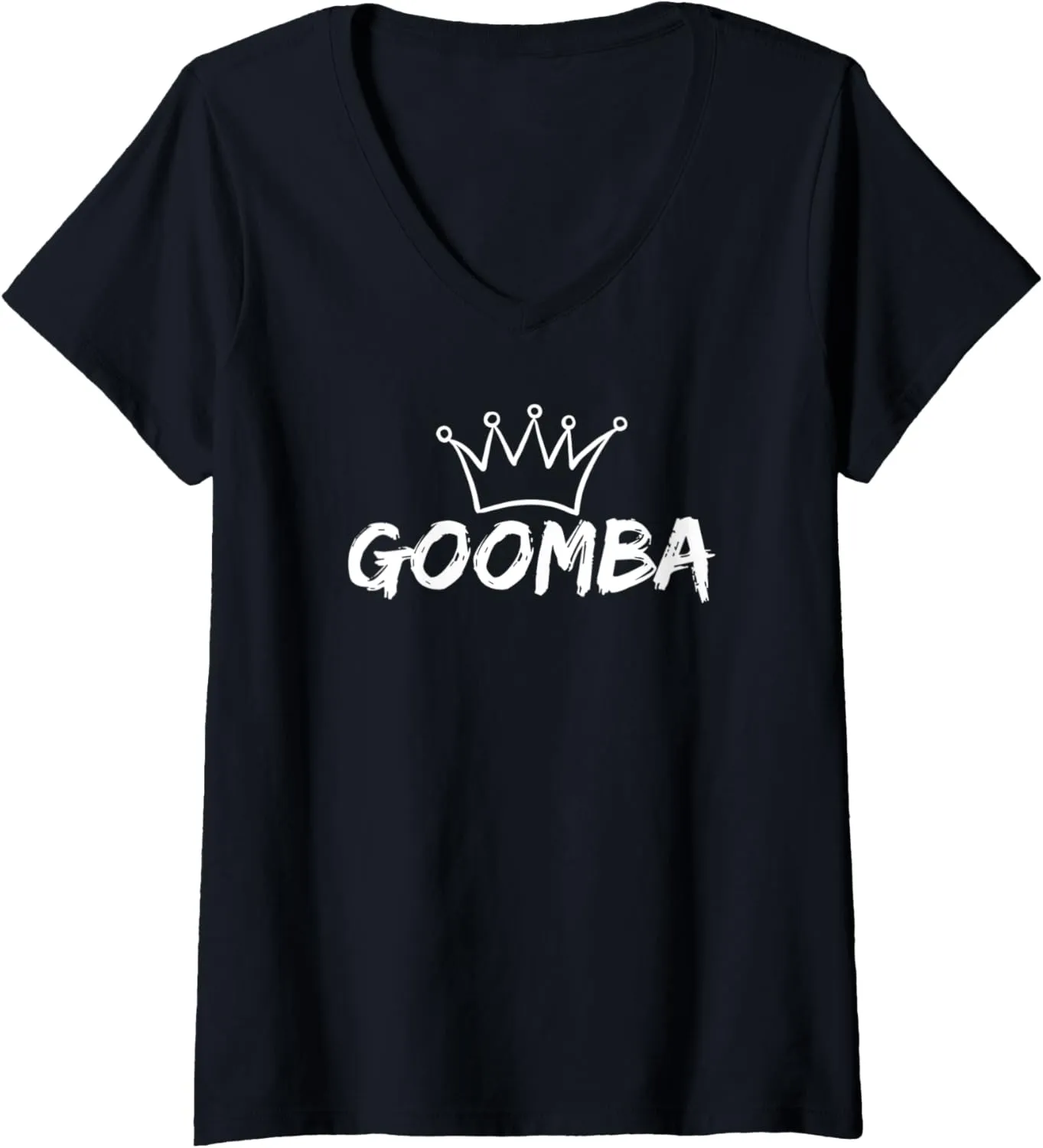 Womens Italian Goomba Shirt - Funny Italian Sayings - Guido Slang V-Neck T-Shirt