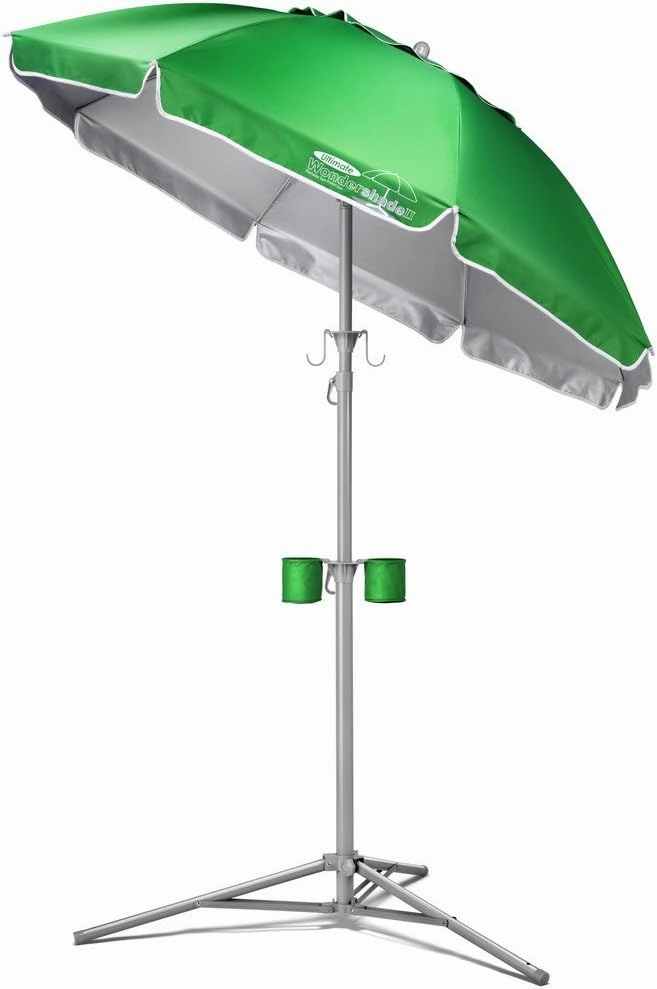 Wondershade Ultimate Portable Sun Shade Umbrella, Lightweight Adjustable Instant Sun Protection - Green