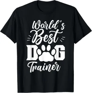 World's Best Dog Trainer Training Service Handler T-Shirt