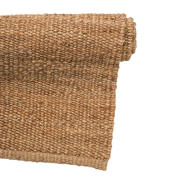 Woven jute rug 80 x 160cm
