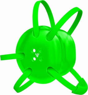 Wrestling Classic Headgear Earguard Adult Grappling Head Gear | Adjustable Ear Guards Neon Green Straps