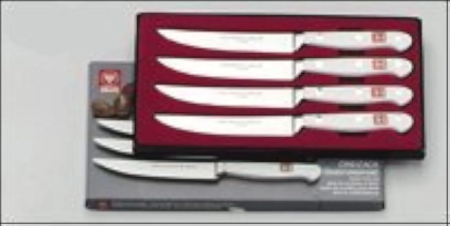 Wüsthof Classic White 4-Piece Steak Knife Set