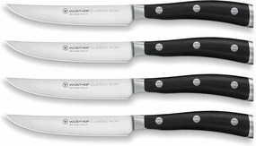 WÜSTHOF Classic IKON 4-Piece Knife Block Set, Black