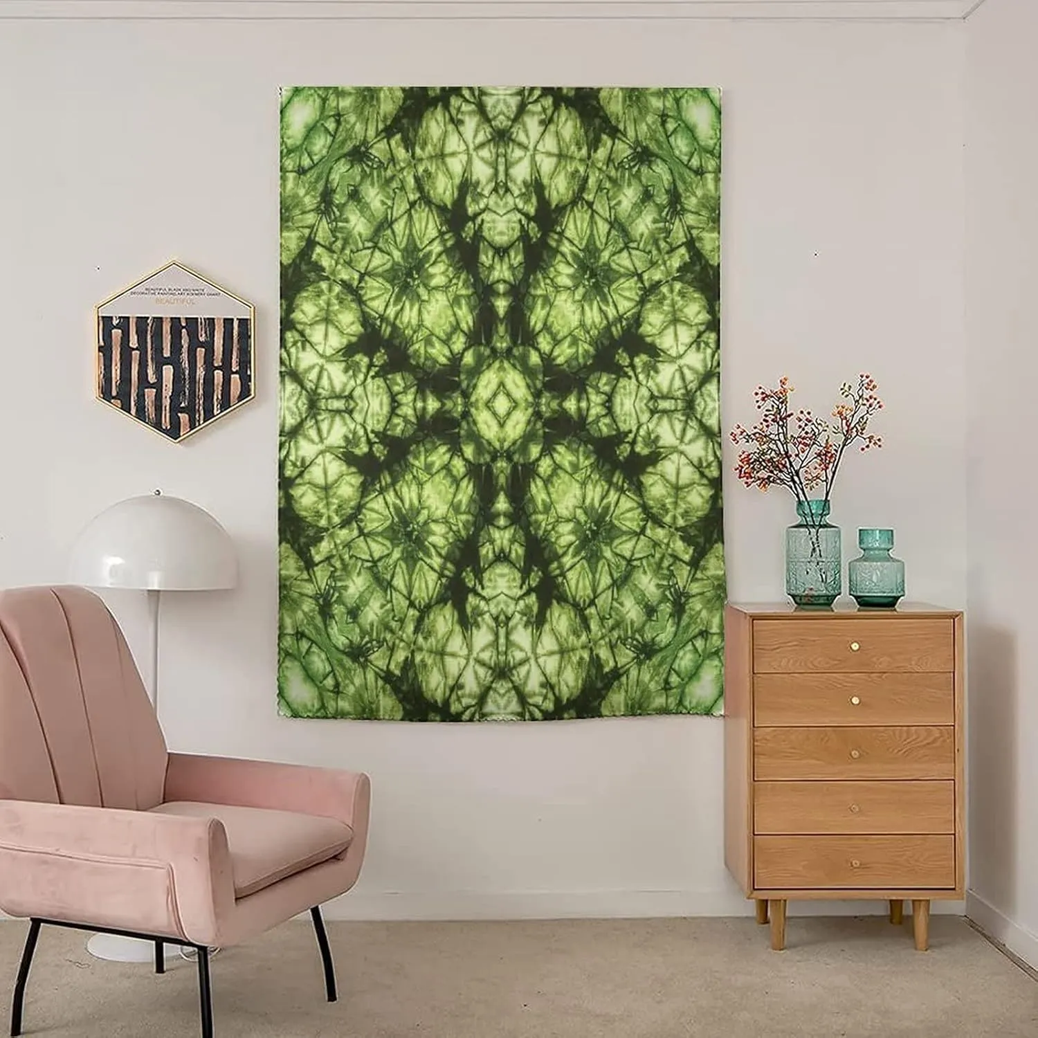 XISUNYA Adjustable Blackout Shades, Tie Dye Portable Blackout Curtain, Weird Abstract Original Print Living Room Bedroom Window Drapes,59W x72L Inches, for Bathroom Living Room Bedroom