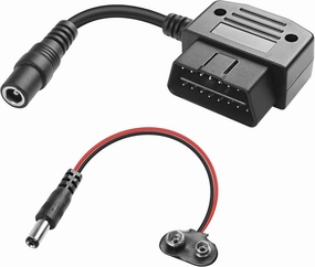 XMSJSIY 16Pin OBD OBD2 Memory Saver AC/9V Vehicle Battery Saver for Car Battery Replacemet/Disconnect Short/Long Term/Settings Memory Storage Fit for All OBD /OBD2 16 in Interface -30CM/11.8INCH